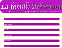 Tablet Screenshot of famille-ackermann.com